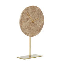 Tafelklok Moreno - Bruin - Ø26cm