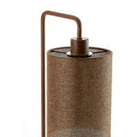 Tafellamp Donio - Bruin - 26x20x59.5cm