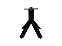 Tafelpoot Crow - 80x80x72 - Gepoedercoat zwart - Metaal