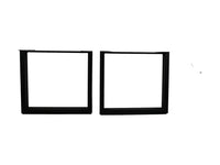 Tafelpoten - U-model - 80x10x72 - Zwart - Metaal - Set van 2