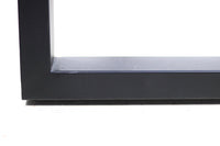 Tafelpoten U-model set van 2 - 70x10x69 - Gepoedercoat zwart - Metaal