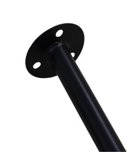 Tafelpoten Ventura - ø2x45 - Zwart - Metaal - Set van 4