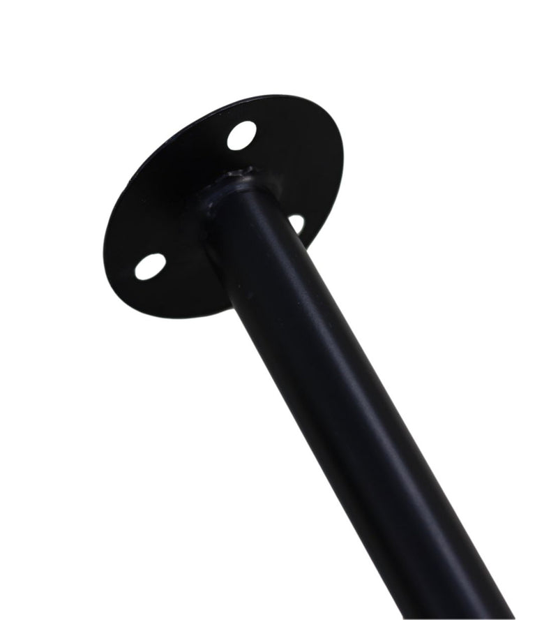 Tafelpoten Ventura - ø2x45 - Zwart - Metaal - Set van 4