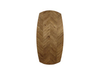 Tafeltop Fishbone Danish - 200x100x4 - Naturel - Eiken