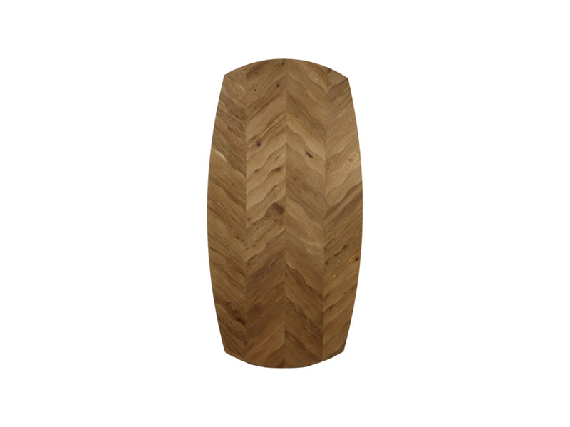 Tafeltop Fishbone Danish - 200x100x4 - Naturel - Eiken