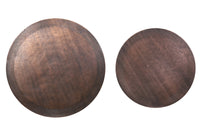 Side table S/2 40x45+50x52 cm TALCA ant copper+black