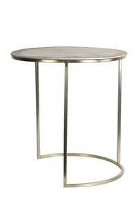 Side table S/2 40x45+50x52 cm TALCA light gold