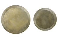 Side table S/2 40x45+50x52 cm TALCA light gold