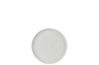 Tray Round Classic Iron White S