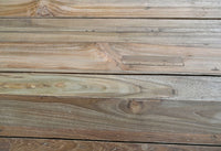Tuin tafelblad ovaal - 240x110x7 - Naturel - Oud teakhout