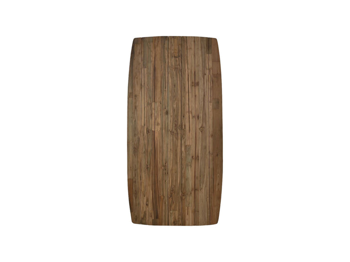 Tuin tafelblad ovaal danish - 180x100x7 - Naturel - Oud Teakhout