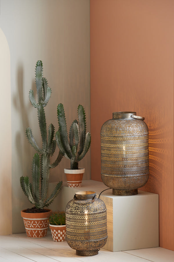 Table lamp 31x45,5 cm UDUPI brown gold