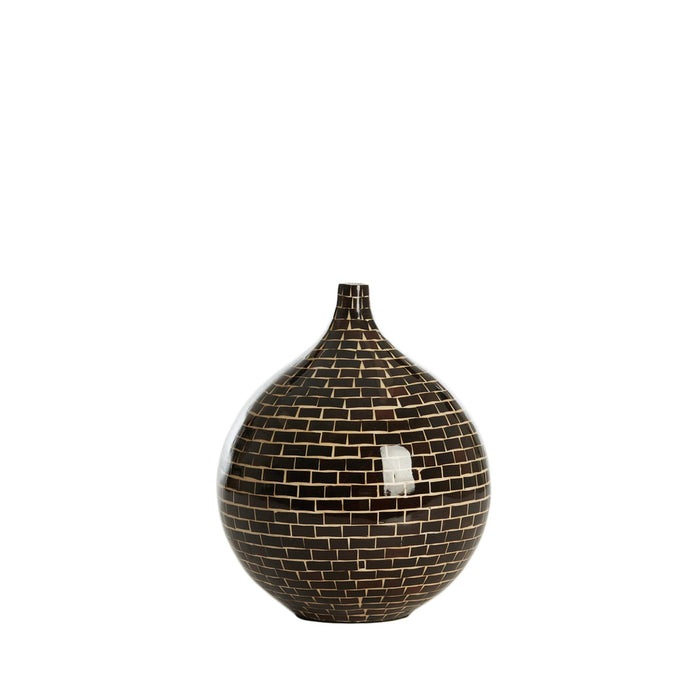 Vaas Elorza - Donkerbruin - Ø22cm