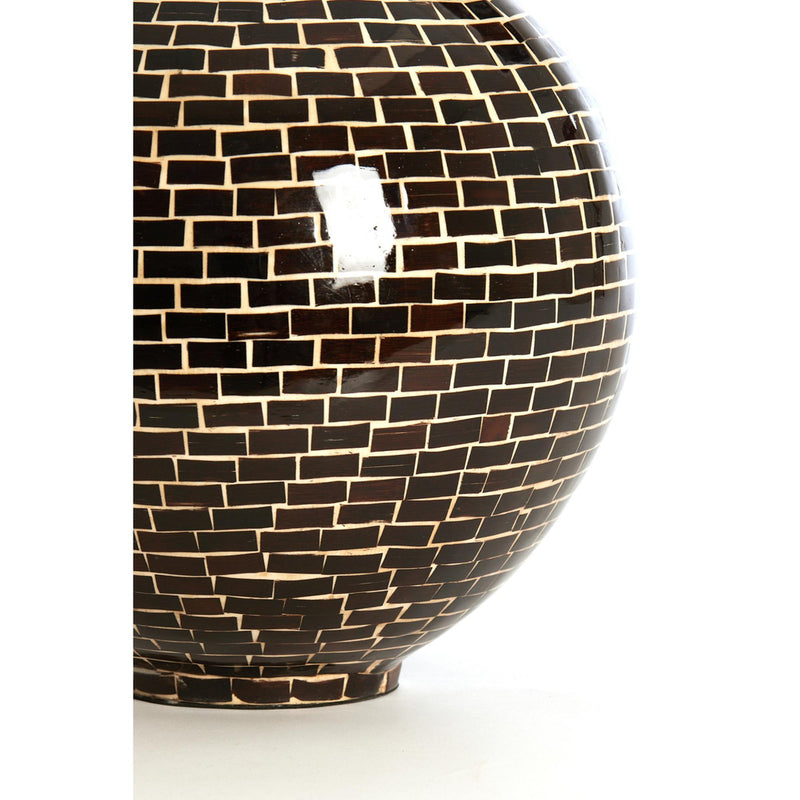 Vaas Elorza - Donkerbruin - Ø28cm