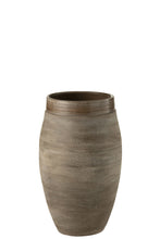 Afbeelding in Gallery-weergave laden, Vase Gio Ceramic Brown Small
