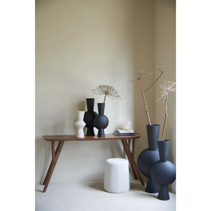 Vaas Kavandu - Zwart - 47x26x100cm