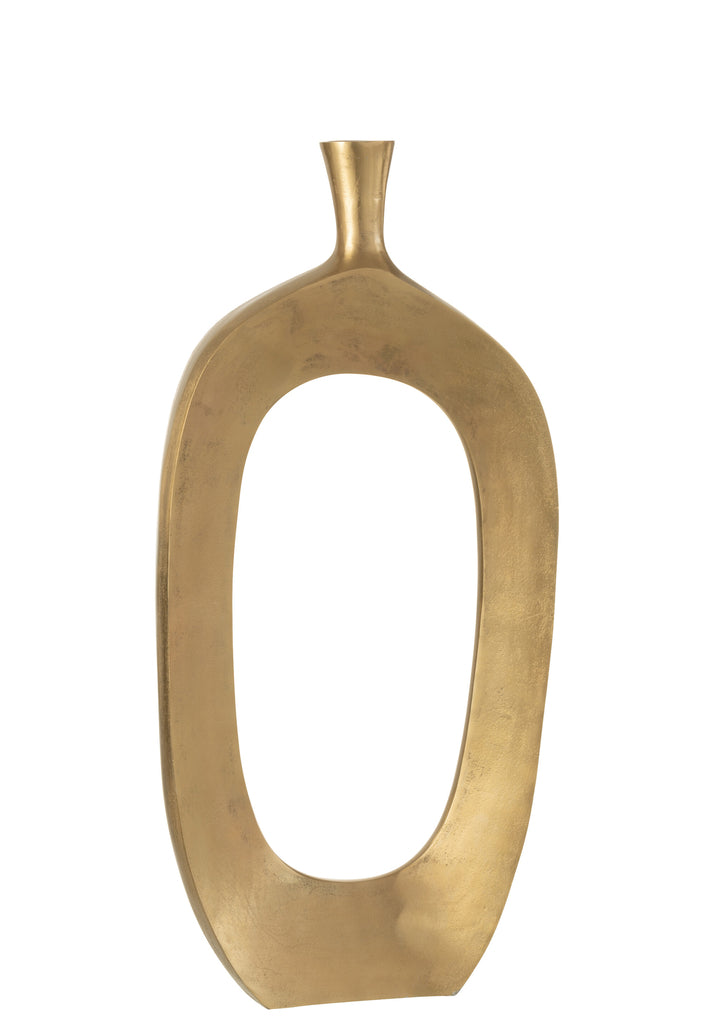 Vaas Nina Aluminium Goud Large