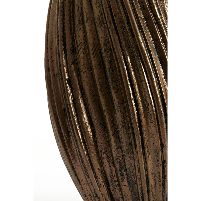 Vaas Yatung - Antiek Brons - Ø30cm 52cm hoog