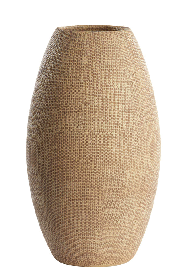 Vase deco 28,5x49,5 cm VALVERDE light brown