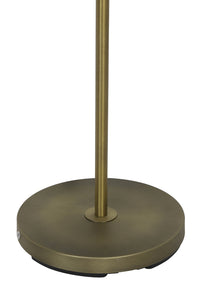 Vloerlamp Ø25x151 cm VANCOUVER ant.brons-glas