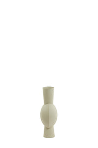 Vase deco 22x14x40 cm KAVANDU light grey
