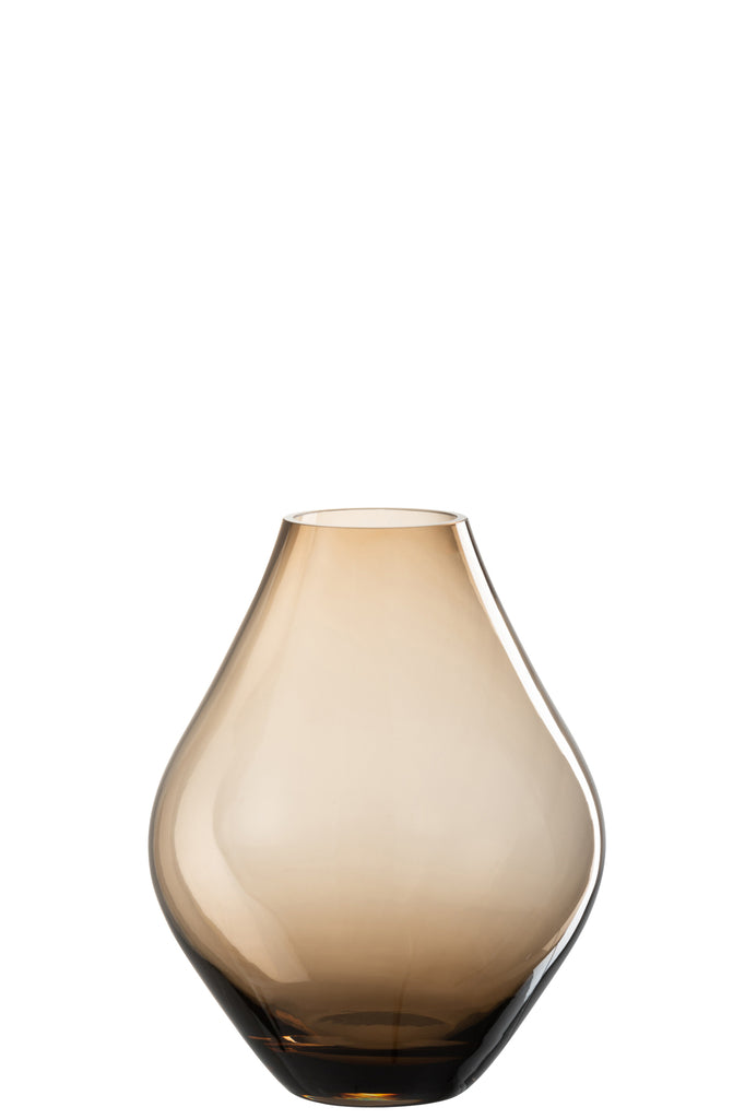 Vase Abby Glass Amber Small