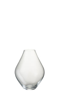 Vase Abby Glass Transparent Large