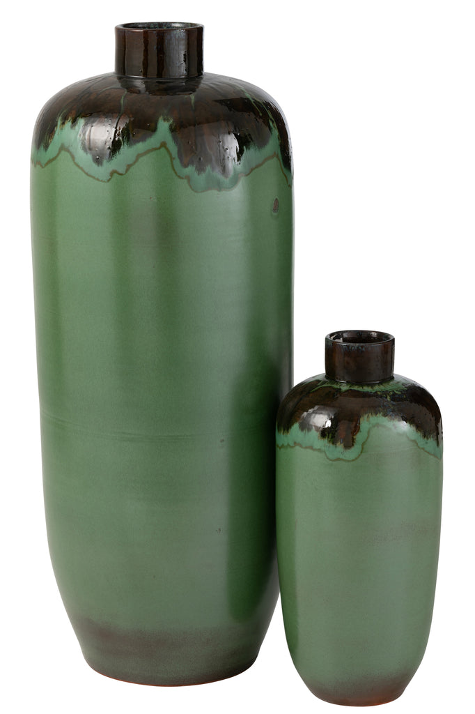 Vase Aline Ceramic Green Large