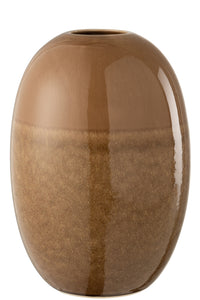 Vase Barbara Ceramic Brown Large