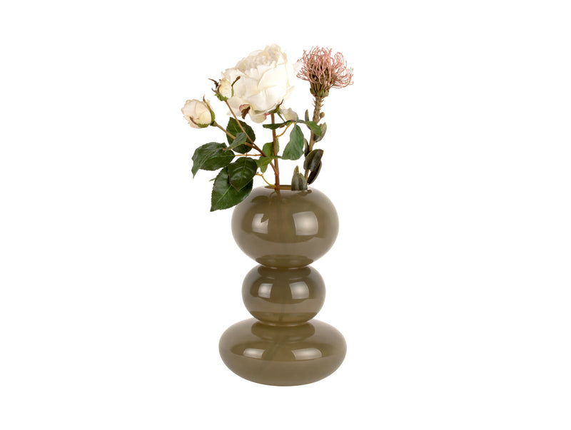 Vase Bubbles Glass Large
