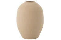Vase Cassia Oval Clay Natural