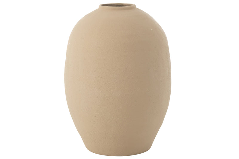 Vase Cassia Oval Clay Natural