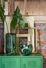 Afbeelding in Gallery-weergave laden, Vase Cylinder Glass Green Large
