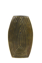 Afbeelding in Gallery-weergave laden, Vase deco 22x7x28 cm MATANCITO antique bronze
