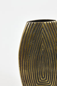 Vase deco 22x7x28 cm MATANCITO antique bronze