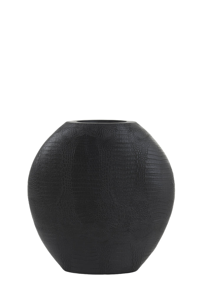 Vase deco 39x11x40 cm SKELD black