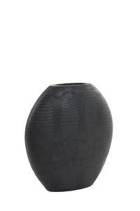 Vase deco 39x11x40 cm SKELD black