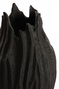 Vase deco 24x44,5 cm VEDDER matt black