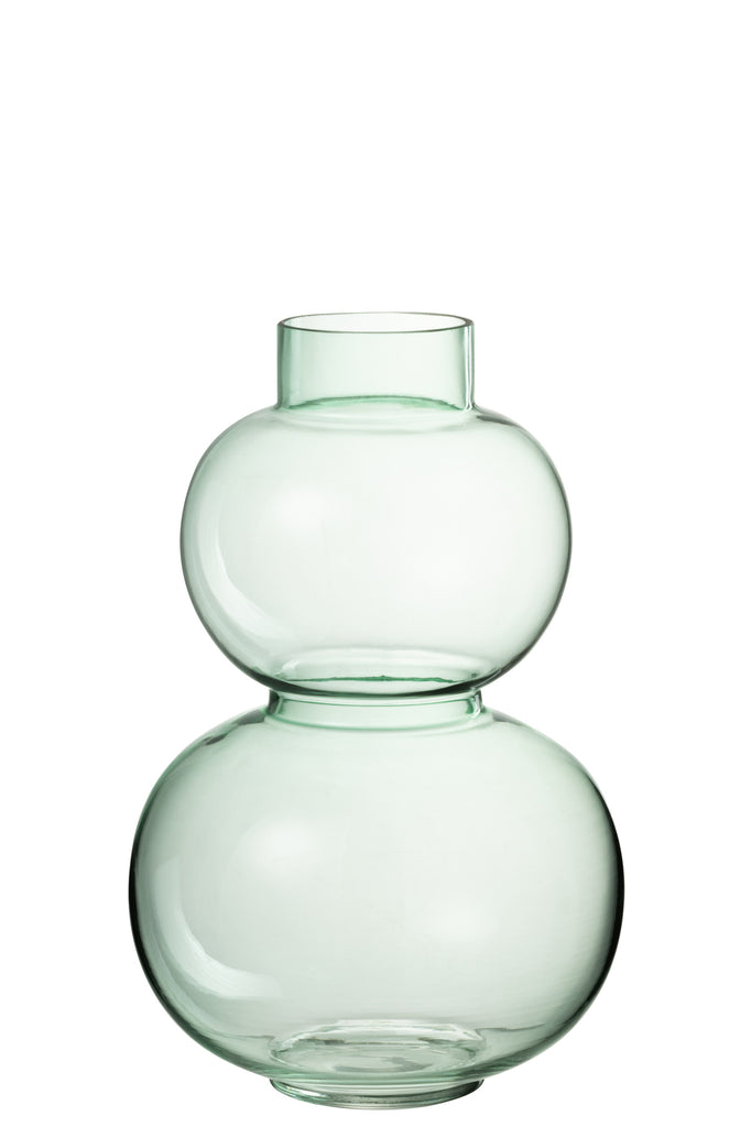 Vase Globes Glass Green Small