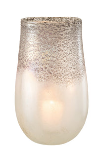 Vase Milano Glass Grey/Pink