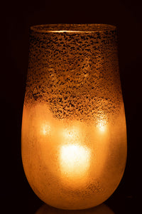 Vase Milano Glass Grey/Pink