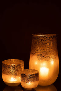 Vase Milano Glass Grey/Pink