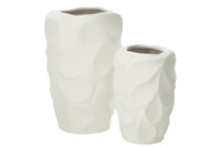 Vase Mirena Clay White Large