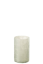 Afbeelding in Gallery-weergave laden, Vase Mosaic Glass Light Grey Small

