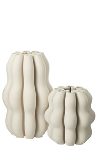 Vase Naos Ceramic Beige Large