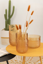 Afbeelding in Gallery-weergave laden, Vase Pattern Glass Orange Medium
