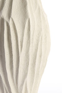 Vase deco 24x44,5 cm VEDDER cream