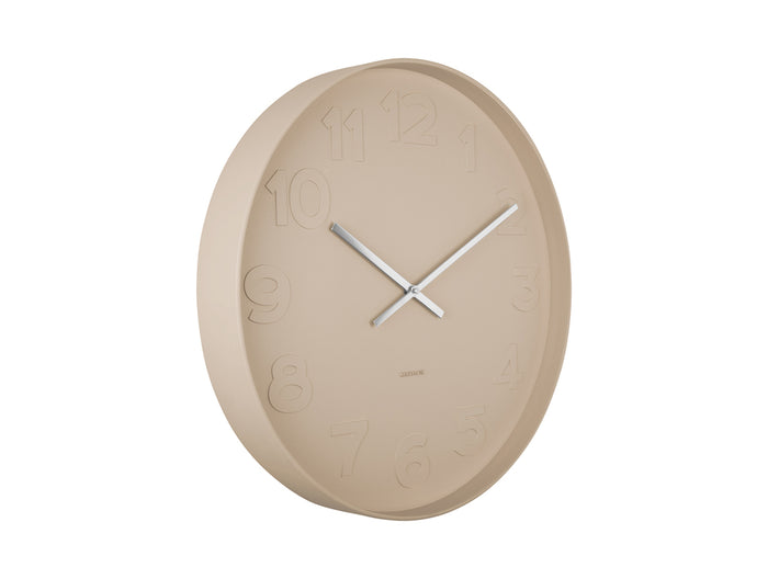 Wall Clock Mr. Brown Numbers Large