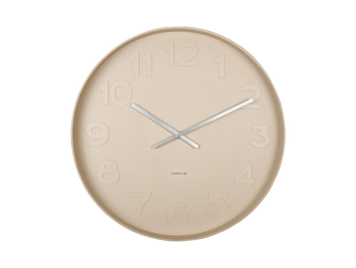 Wall Clock Mr. Brown Numbers Large