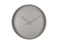 Wall Clock Mr. Grey Numbers Large